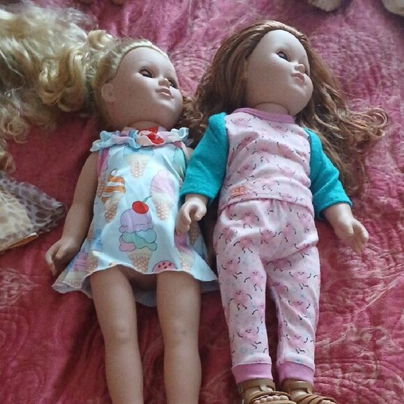 Colorful Ice Cream Dress and Pajama Doll Set - Picture 1 of 7